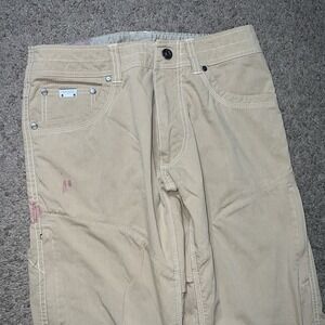 Kuhl Men'sRevolvr Khaki Chino Work Pants Utility Vintage Patina Dye